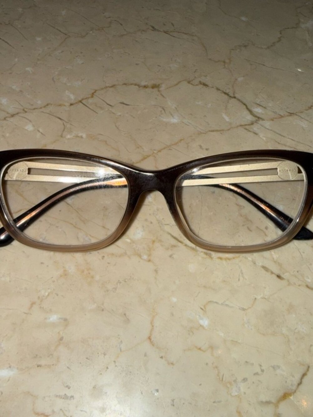 Versace MOD 3220 5165 Brown Fade Eyeglasses Frames 52-16 140 Italy